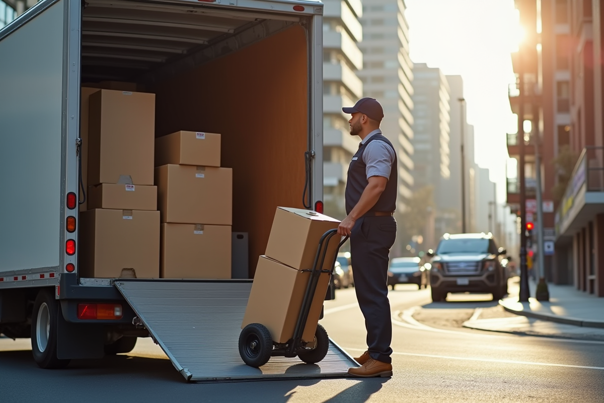 camion déménagement